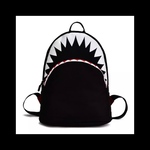 【shark_Face リュック。】シャーク ストリート モードパンク ロック 病みかわいい メンズ ユニセックス スポーツ 大容量 ヒップホップ ブラック 黒 