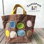tuttifun＊⚪︎maru⚪︎の茶色バック