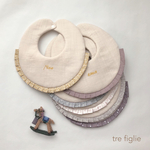 pleated bib［名入れ］