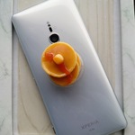 パンケーキのスマホグリップ