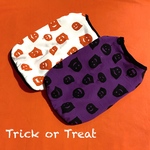 送料無料♡タンクトップ パープル ハロウィンゴースト柄 犬服 XS〜