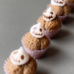 ミニチュア　ハロウィンカップケーキ　ココア