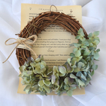 *natural antique wreath