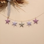 autumn purple☆Hexagram × Barnstar Garland ヘキサグラム バーンスター ガーランド ハロウィン
