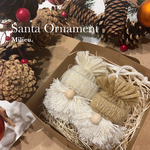 サンタさんのクリスマスオーナメント🎄ラッピング付き🎁　クリスマスツリーや置いてクリスマスの飾りに🎄