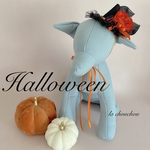 ハロウィンハット(オレンジラナンキュラス)♡Halloween♡犬猫用アクセサリー♡キッズ♡ベビー♡ベビークラウン♡バースデークラウン♡ハーフバースデー♡トリミング♡記念日♡プレゼント