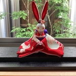 おめかしをした「うさぎさん」
