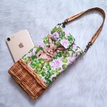 [mc123456様オーダー品]スマホポーチ（Ｌ：クローバーうさぎ柄Ｍ）