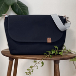 〜Mittag〜【新色】倉敷帆布のショルダーバッグ　ノワール