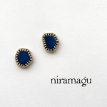 ビーズ刺繍ピアス