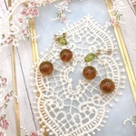 秋チェリー🍒ピアス、イヤリング