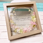 【YUKI様】ハーバリウム ネームプレート ウッド