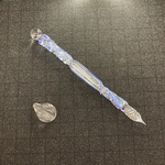 【1点限定 魔法の杖 ガラスペン ダイクロ ブルー】