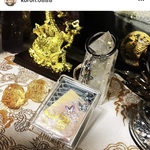 ◆❖金運恋愛お守り❖◆チャーム キーフォルダー 白蛇 蝶