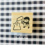 963hanko 消しゴムはんこ: もちつきわっしょい