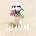 ☆送料無料☆ずっと一緒だよ/アンティーク風花瓶　ピンク系