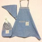 キッズエプロン3点セット