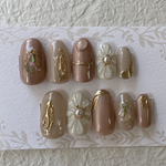 ニュアンスネイル　ネイルチップ　サイズオーダー