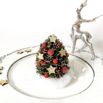 松ぼっくりの星降るクリスマスツリー Red Berry