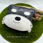 シュナちゃんコインケース☆ブラック＆シルバー