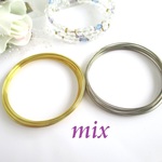 ブレスレット用大量30巻×2（計60巻）　形状記憶ワイヤーmix　【No.20】　