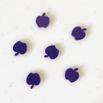 Deep Purple Apple Cabochons