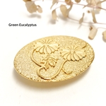 帯留め「唐草に菊花飾り」　K24GP