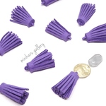 purple(6個入)Suede tassel
