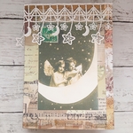 ジャンクジャーナル✽星降る月夜の思い出アルバム。.:*:・° コラージュブック ✨サンキャッチャー付き✨