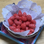 いちご 苺 🍓 樹脂粘土 パーツにいかが🍓