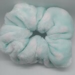 もこもこ幸福＊ふわふわ水玉シュシュ【緑】