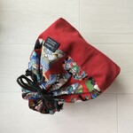 【和柄】華やかな浮世絵の巾着ポーチ