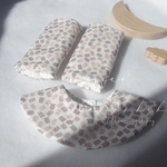 花柄のようでくま柄　抱っこ紐よだれカバー　まんまるスタイ　単品 or セット選べます