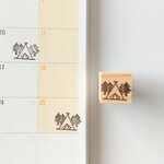 手帳やカレンダーに♪キャンプ　 消しゴムはんこ