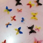 再再再販♪レジンで作ったちっさいカラフルな蝶々