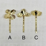 ５個セット 結婚式 花嫁 ブライダル ヘアアクセサリー ヘアアクセ ヘッドアクセサリー ゴールド フラワー ヘッドドレス 髪飾り ウエディング
