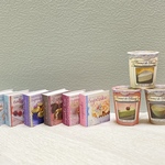 ＊スイーツBOX＊ミニチュア　ドールハウス家具　本　箱　オビツ　ケーキ　置物