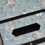 ティッシュケース・ティッシュボックス・蓋つきティッシュボックス　トワルドジュイ　マグネット留め　♣︎カルトナージュ♣︎