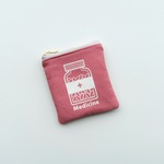 小さなおくすりポーチ（コーラルピンク）