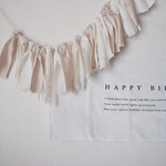 再販16￤fabric garland￤ファブリックガーランド￤ベージュ