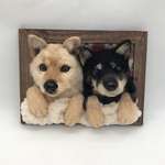 noa様専用　🐶愛犬さん2体一緒　2Lサイズのオーダーフレーム　