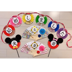 和装前撮りアイテム　扇子プロップス＆ガーランド＆プロップス