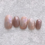 autumn 水彩ニュアンス𓂃◌𓈒  ネイルチップ  秋ネイル　上品　シンプル　大人可愛い