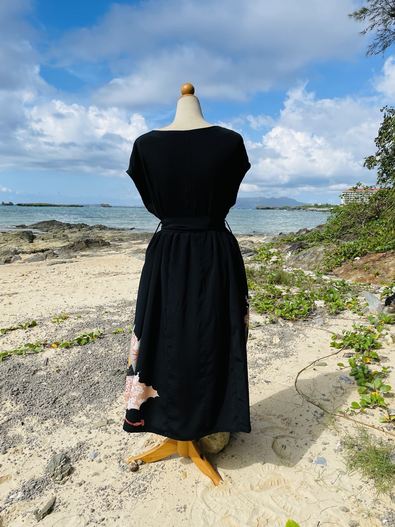 留袖ワンピース 4L120cm No.96留袖ドレスノースリーブロングワンピースL〜LLサイズ13号