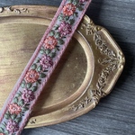 インド刺繍リボン　花　インド刺繍　スパンコール　刺繍リボン　リボン　りぼん　