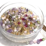 【穴有】天然石　タンブル　色々セット　おまとめ　30個