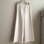 カシミヤウールVAで作ったワイドパンツ