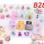 B28♡海外♡Bear Paradise♡フレークシール♡6箱セット