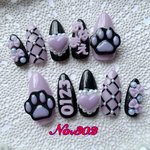 ☆kirari-nail☆ No.302推しネイル　パープル