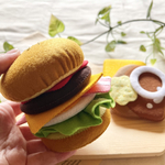 フェルトのハンバーガー